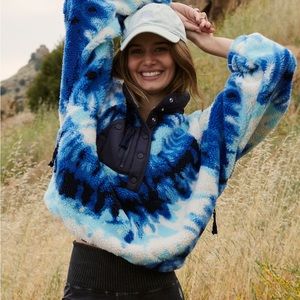 Free people hit the slopes quarter snap fleece